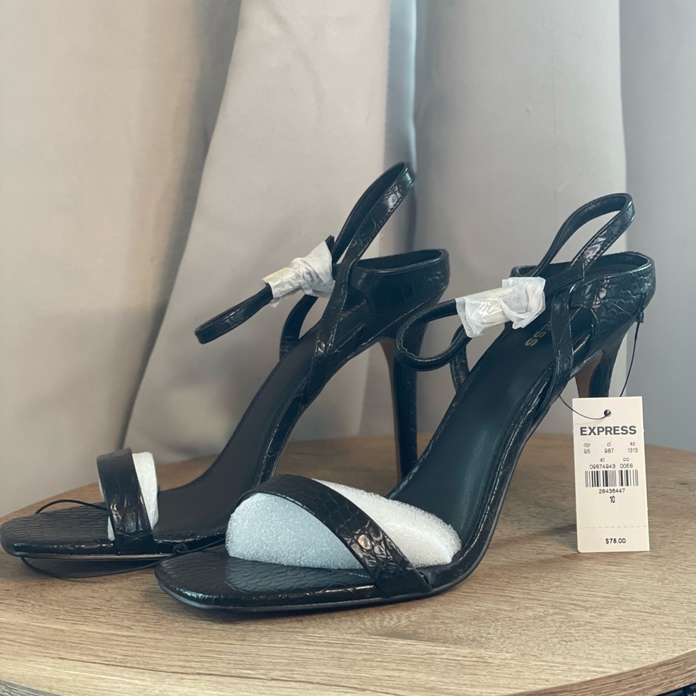 Express Sexy black stiletto hello brand new (no box)